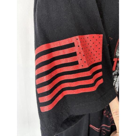 Grunt Style Tee Shirt - This Is My Quarantine Shirt - Size XL - Black And Red - Picture 3 of 7